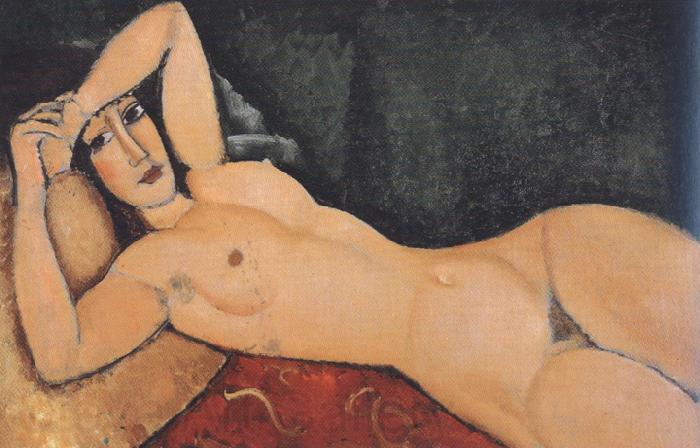 Amedeo Modigliani Recling Nude with Arm Across Her Forehead (mk39) Norge oil painting art